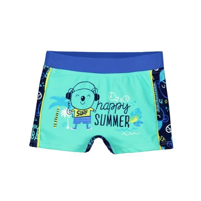 Boxer De Bain Bebe Garcon Happy Summer Taille 9 Mois 74 Cm Multicolor Cdiscount Pret A Porter