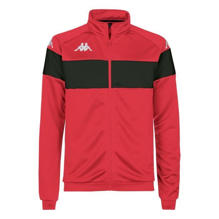 Veste de survêtement - Kappa - Dacone - Homme - Rouge/Noir - Manches longues