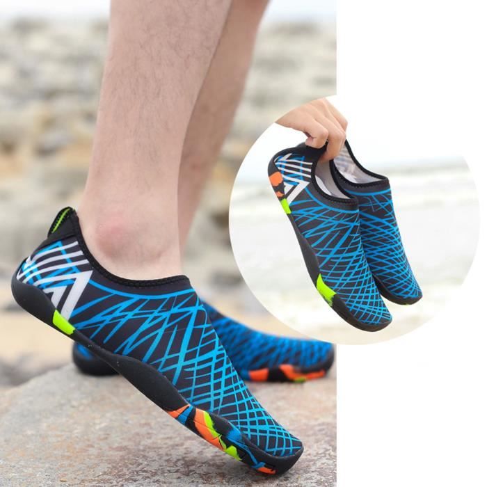ESTINK Chaussures d'eau pieds nus 1 paire de chaussures d'eau à séchage rapide, respirantes, élastiques et confortables pour la