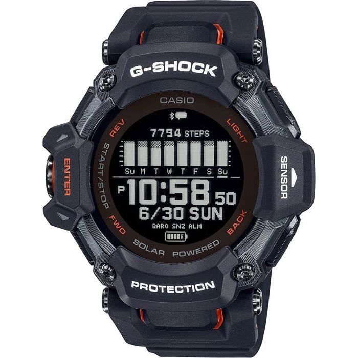 Montre - CASIO - G-Shock Sport - GBD-H2000-1AER - Noir et orange