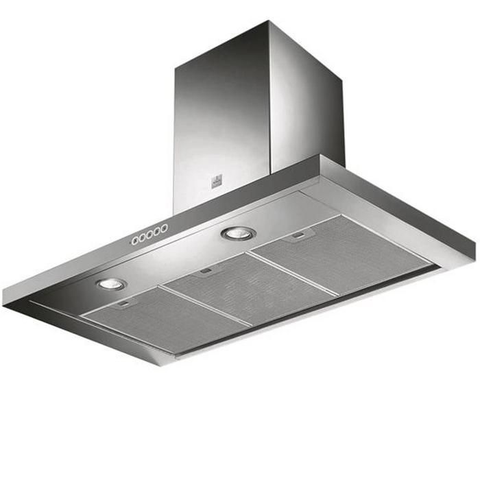 Hotte décorative 700m³/h ROBLIN 90cm, 6850896 Inox