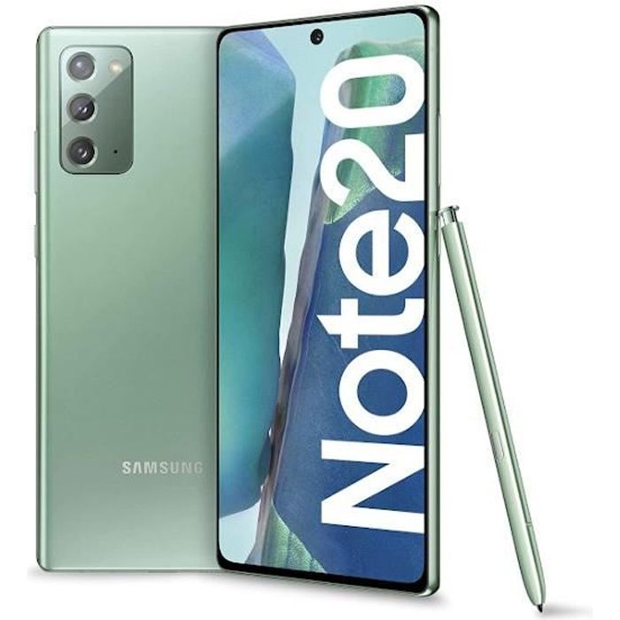 Samsung Galaxy Note 20 4G 8Go/256Go Vert (Mystic Green) Dual SIM N980F