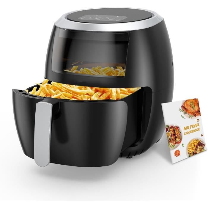 Friteuse À Air Haute Capacité 4.5L 1300W Sans Huile À Faible Teneur En