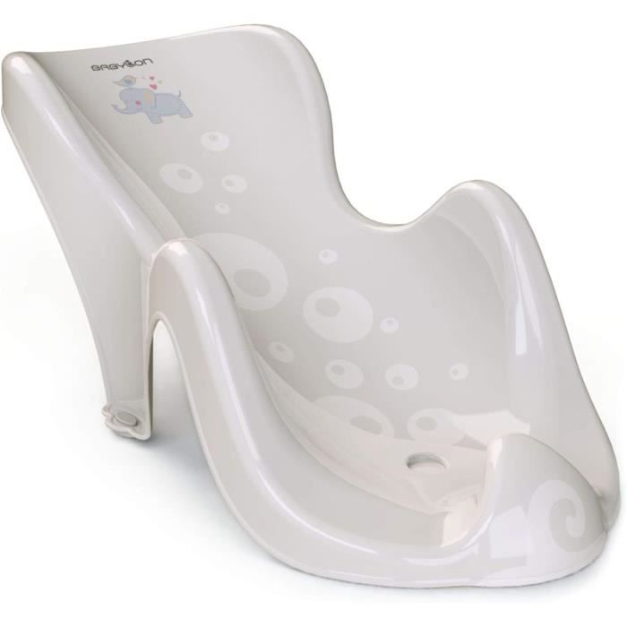 BABYLON Siège De Douche Bébé Nemo Anatomique Avec Ventouses - Parfait Dès 6 Mois, Bleu, Confort Et Sécurité Maximale