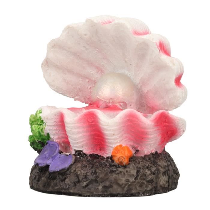 Meilleurs prix pour Shipenophy Décoration aquarium coquillage bulleur d' simulation résine artificielle avec pierres à bulles d'