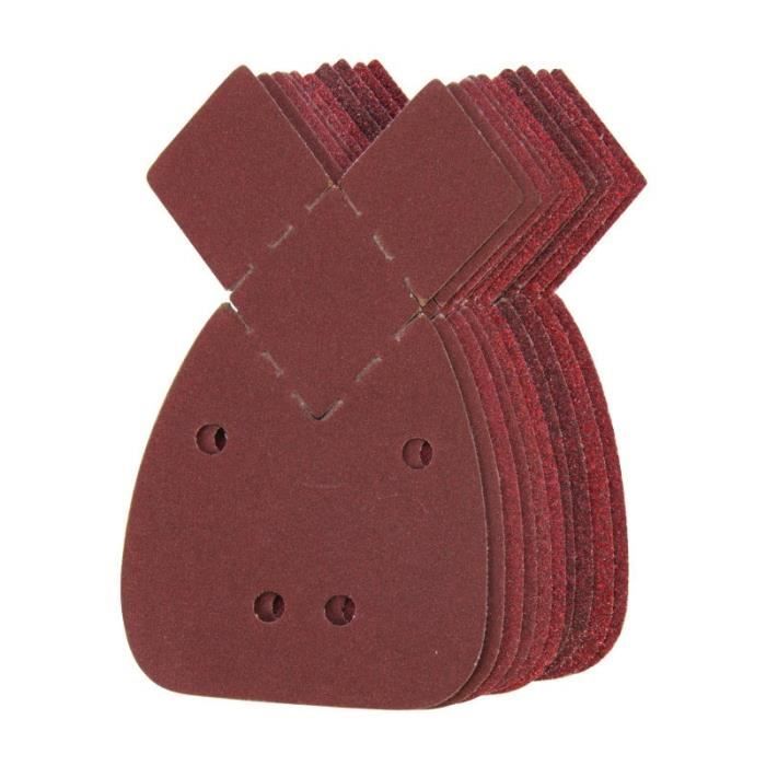= 80/ Ponceuse vibrante 50/ x Papier abrasif feuilles abrasives 115/ x 280/ mm 14/ trous k/örn