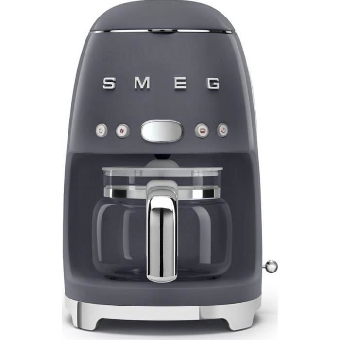 Cafetière programmable - SMEG - DCF02GREU - 10 tasses - Arrêt automatique - Gris