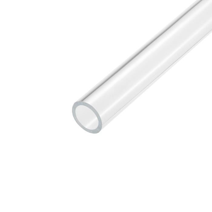 Produktbild von Sourcing Map PVC Klarrohr 20x17mm 500mm – Grünes Acryl-Kunststoffrohr Für Lampen, Möbel & DIY
