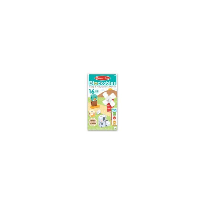 Les Amis De La Ferme - 16 Pièces - Blockables - Melissa & Doug - SPINMASTER - A Partir De 2 Ans