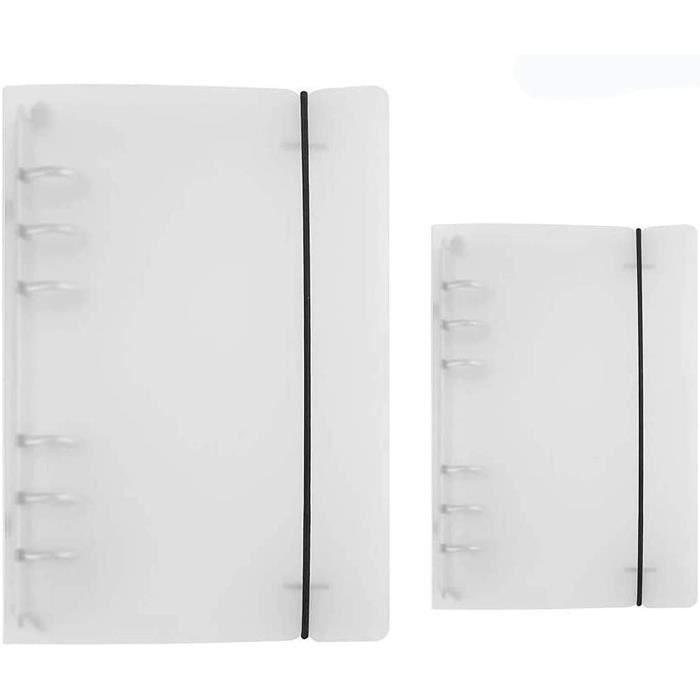 Kokuyo Campus Smart Classeur Anneaux A5 – 20 Anneaux Transparent – Ultra-Fin Verrouillable – 360° Pliable – Import Japon
