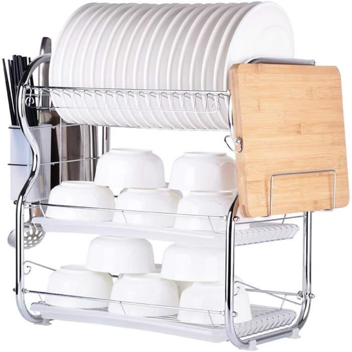 APEXCHASER égouttoirs, égouttoir à Vaisselle Extensible, égouttoirs Acier Inoxydable avec Panier APEXCHASER égouttoirs, égouttoir à Vaisselle Extensible, égouttoirs Acier Inoxydable avec Panier