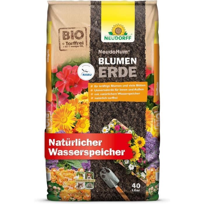 Neudohum Terriccio Universale 10L, Senza Torba, Con Fertilizzante, Per Piante Da Interno E Balcone - 2