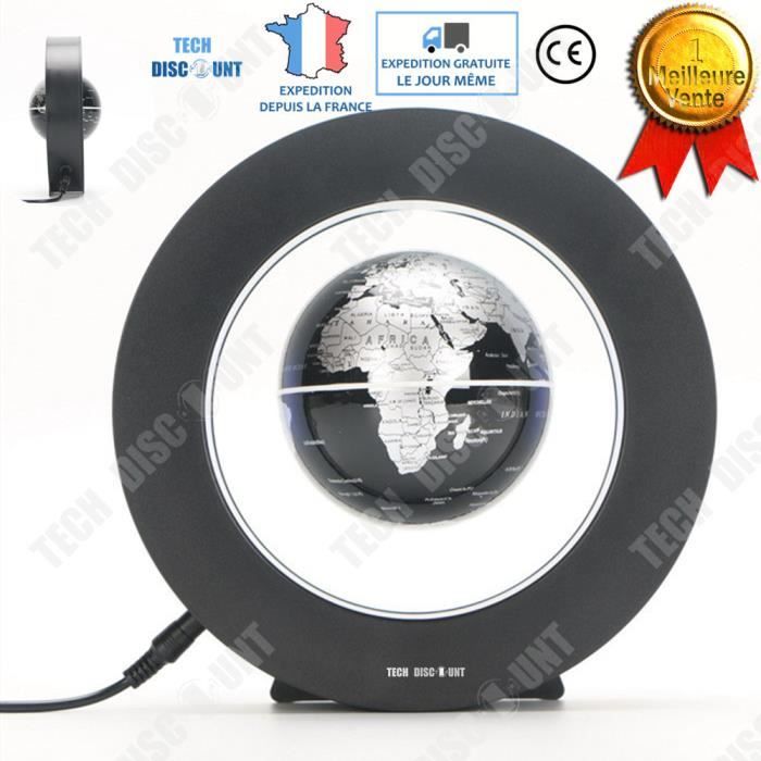 TD® globe levitation terrestre lumineux enfant magnetique in