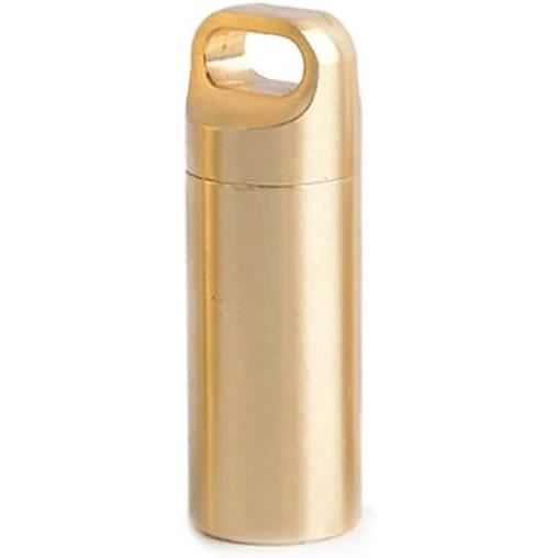 2 Piluliers Militaire Étanches En Aluminium - Grande Capacité Pour Camping Et Survie