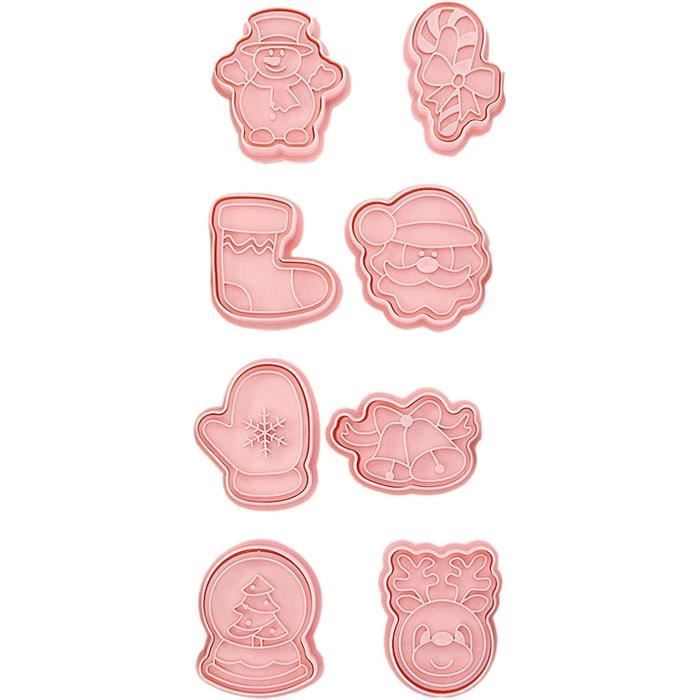 Emporte-pièces Festifs 24 Pièces Emporte Piece Biscuit Lot De 6 Emporte-pièces Noël Monstres 3D - Silicone Pour Biscuits Et Pâtisserie Emporte-pièces Biscuits Moule Gateau Noel