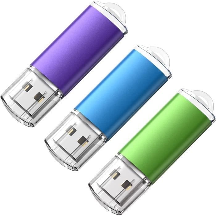 Clé USB 512 Go Métal étanche - Grande Capacité, Plug & Play - Compatible PC, Ordinateur Portable - 5