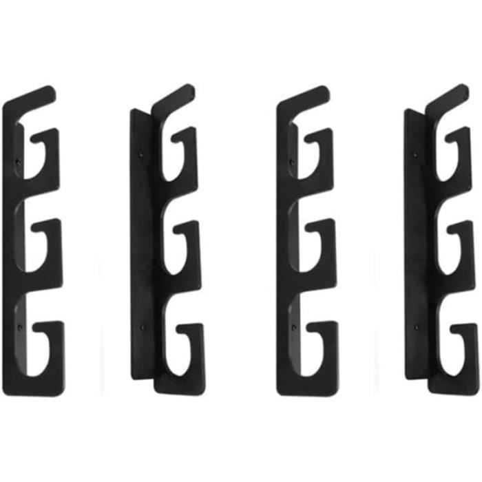 Lot De 6 Supports Muraux Pour Canne à Pêche – En Mousse, Réglables – Pour Garage, Abri, Rangement Horizontal Ou Vertical