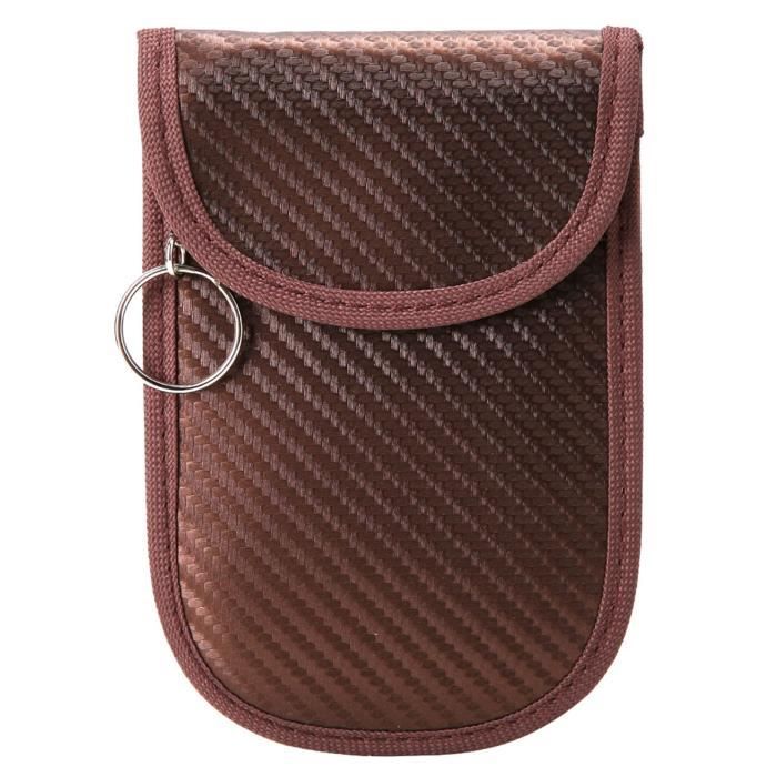 Sac de protection RFID en toile avec housse de clé de voiture bloqueur de signa