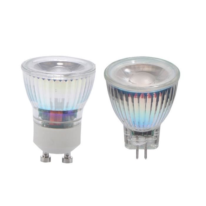 AMPOULE LED,Blanc froidMR11 COB ACDC 12VPas deMini ampoule LED