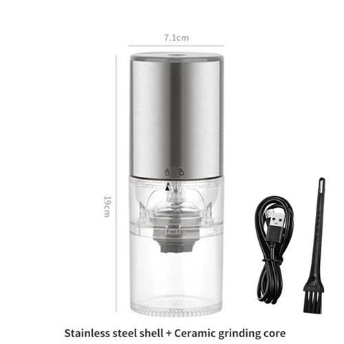 Cafetière,Moulin à café électrique professionnel en acier inoxydable