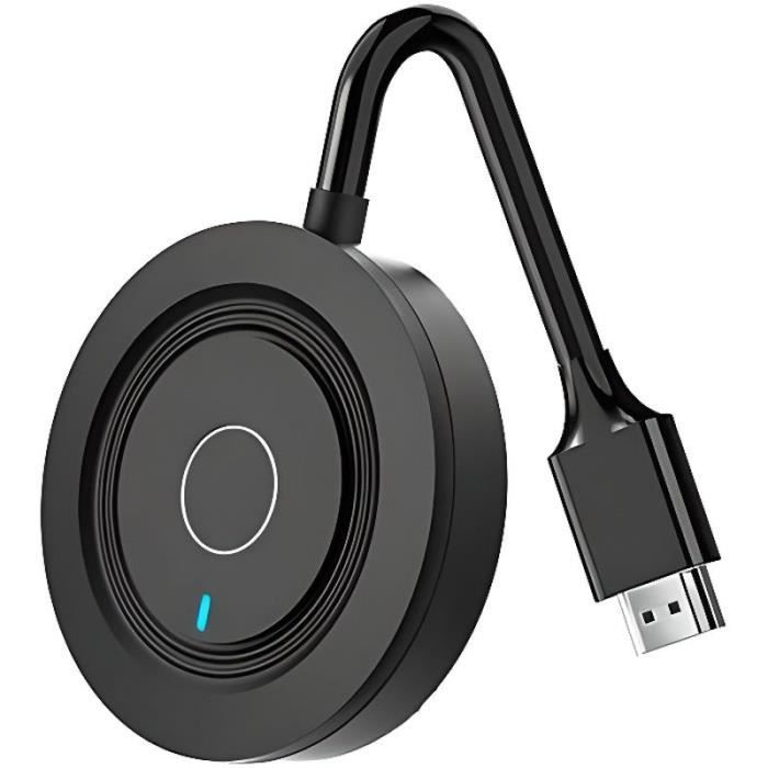 Adaptateur Sans Fil HDMI YEHUA - Miracast/AirPlay 4K - Double Bande 5G/2.4G - Pour Android, IOS, Windows, MacOS - 7