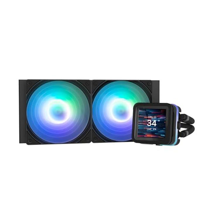 Refroidisseur liquide AIO CPU Zalman Alpha2 DS Compatible AMD AM5AM4 et Intel LGA Écran LCD 2 7 - vue 6