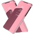 Coque pour SAMSUNG GALAXY S9 PLUS coque Chromée Cover rose-1