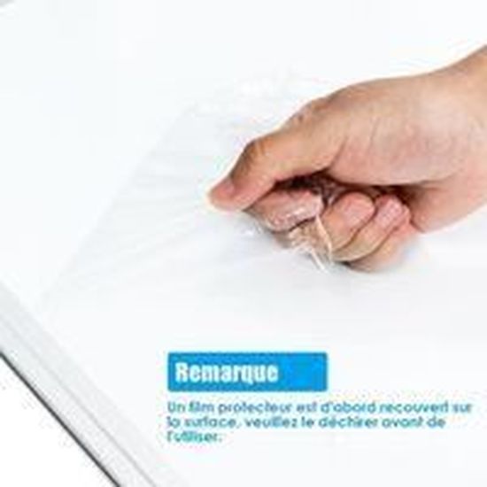 MAG Tableau blanc magnétique effaçable à sec Blanc 70x50 cm Acier  7457342558400 - Cdiscount Maison