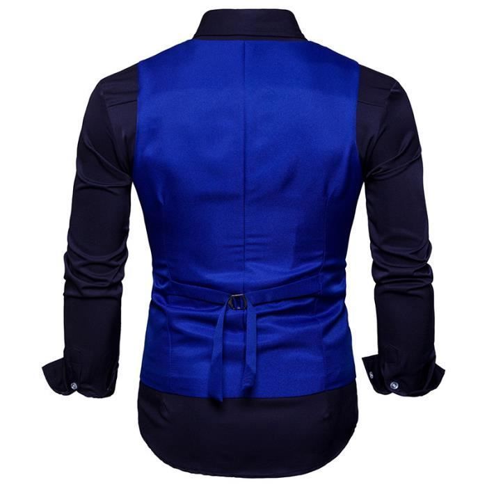 Gilet Costume Homme - Col V Sans Manches - Coupe Droite - Automne/hiver - Business Casual - 13