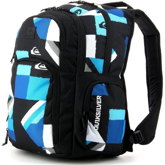 Sac a Dos Scolaire 2 compartiments Quiksilver Bleu Cdiscount Bagagerie Maroquinerie