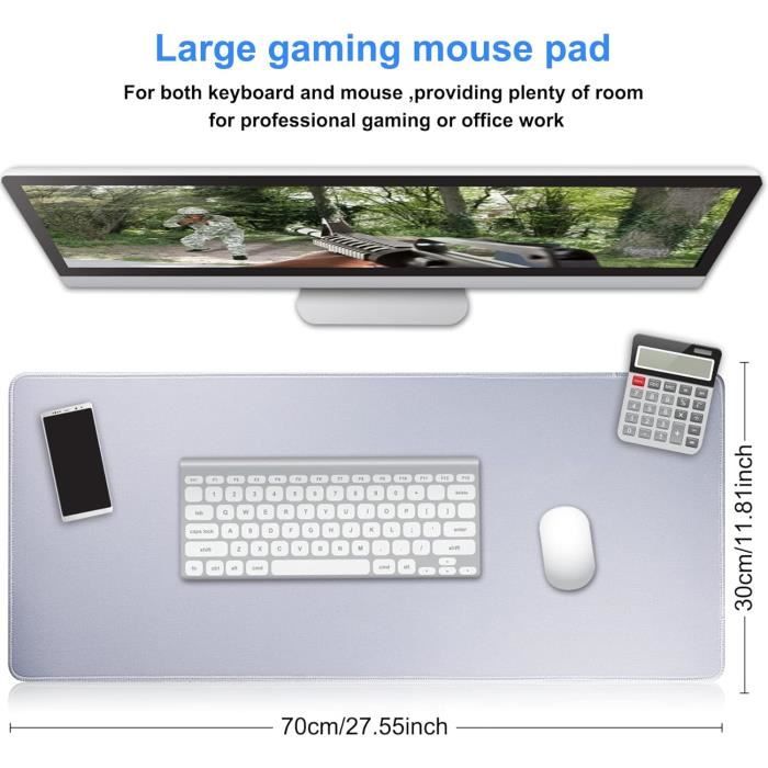Tapis De Souris Gamer Extra-large 400x900 Mm - Base Caoutchouc Antidérapante, épaisseur 3 Mm, Lavable - 7