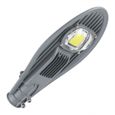 Dioche Lampadaire de route à LED Lampe d'éclairage de rue à LED pour éclairage de lampe de jardin extérieur 85-265V (30W blanc-2