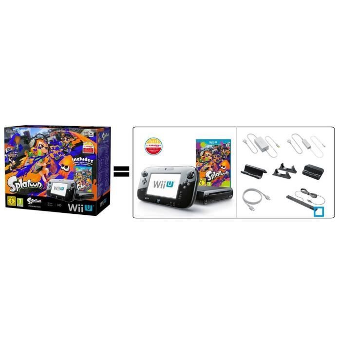 Pack Premium Splatoon Wii U Cdiscount Jeux vidéo