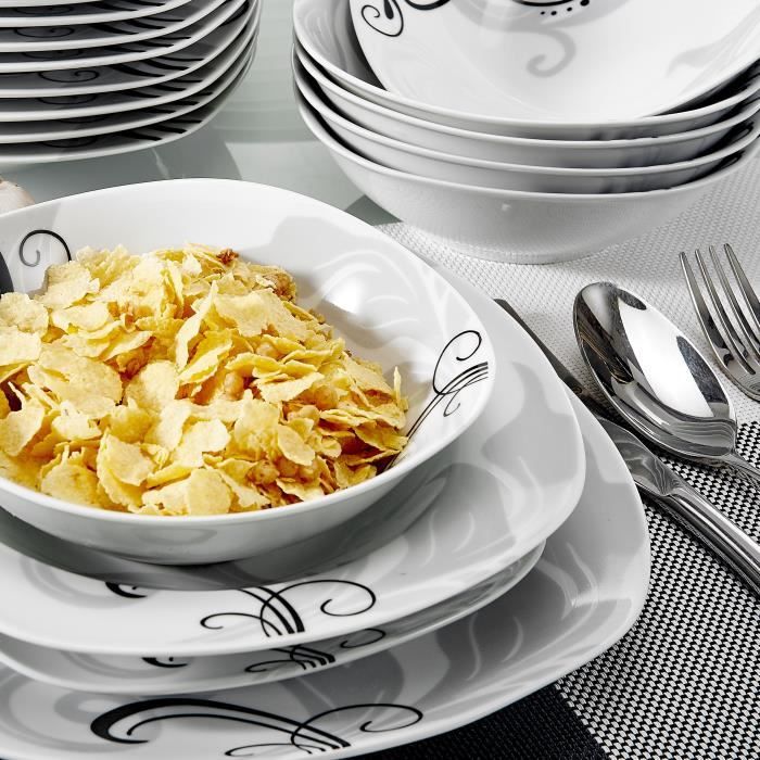  Assiettes Plates - Titane / Assiettes Plates / Assiettes :  Cuisine Et Maison