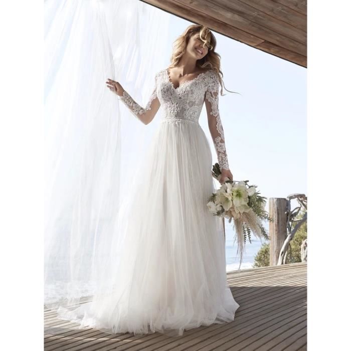 Robe de mariée cdiscount 2025