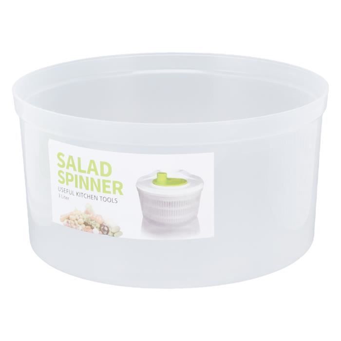 Essoreuse à Salade Capacité 3L Essoreuse à Salade Petit Lave-Légumes Bol à  Légumes et Fruits Égouttoir à Salade Pliable avec Couvercle Séchoir à  Légumes pour Outil de Cuisine de : : Cuisine