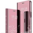 Coque pour SAMSUNG GALAXY S9 PLUS coque Chromée Cover rose-3