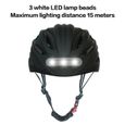 Casque de Vélo Charge USB Lumière Vive LED avec voyant d'avertissement , Casque de Moto / Trottinette / Planches à Roule -Code M-3