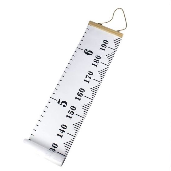Tableau De Croissance De Bebe Toile Tenture Murale Regles De Mesure Pour Decoration De Piece Cdiscount Puericulture Eveil Bebe