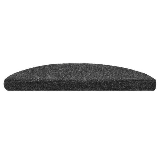 vidaXL 15x Tapis d/'Escalier Autocollants Beige Protecteur Moquette Marche