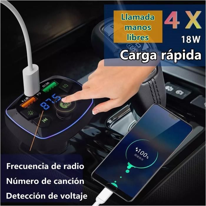 Lecteur de voiture - Transmetteur FM Bluetooth, appels mains, cle usb bluetooth