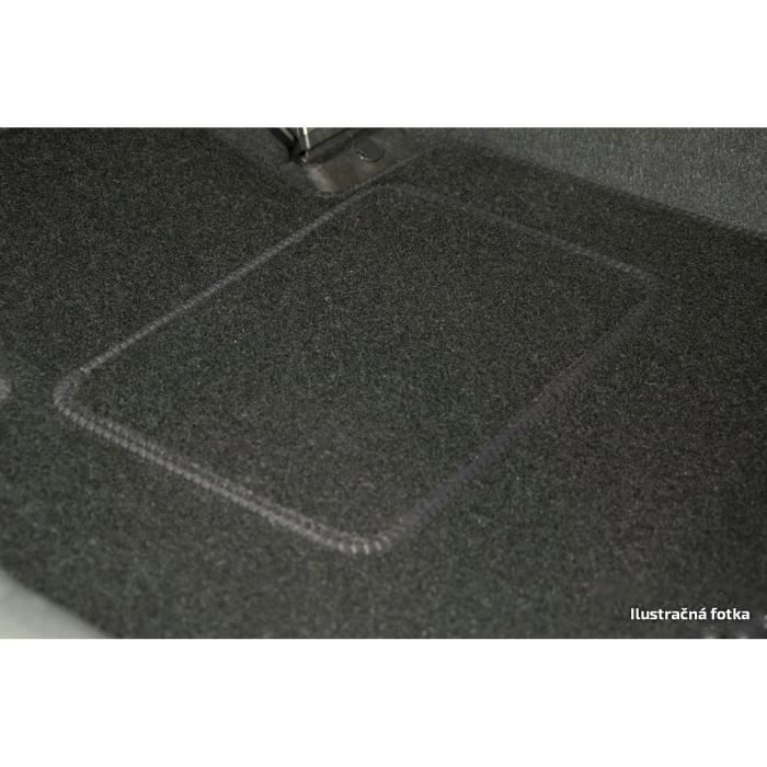 Tapis De Sol Logan 2013-2020 Velours Noir - Sur Mesure, Antidérapant, Renforcé Pédalier - J&J Automotive