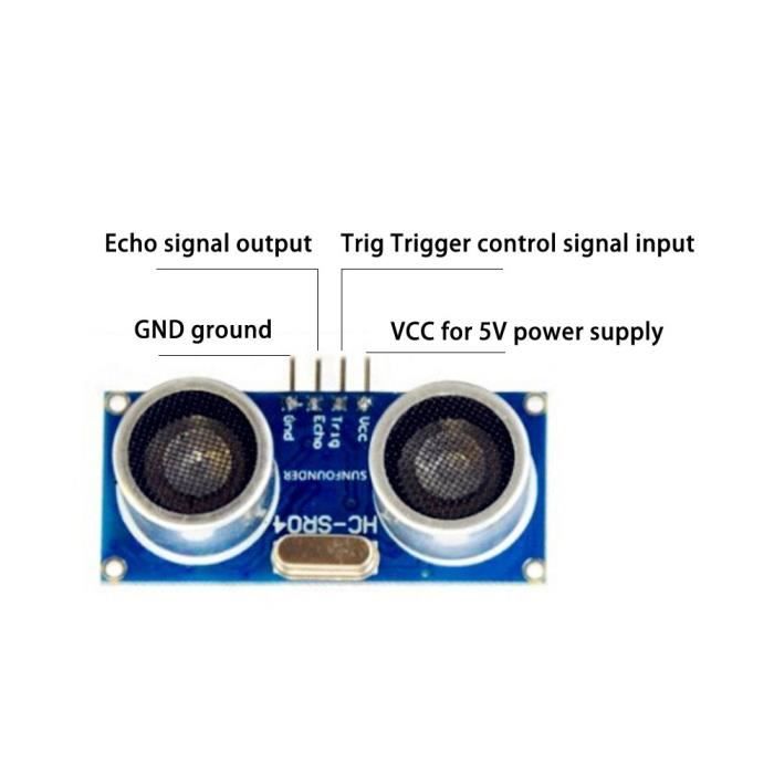 DollaTek Capteur Ultrason HC-SR04 - Module Mesure Distance Pour Arduino Et Microcontrôleurs