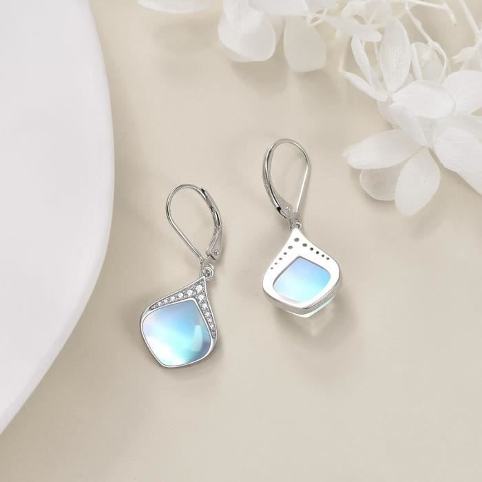 Orecchini a forma di gatto da donna, in argento Sterling 925