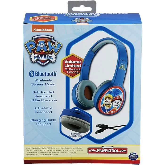 Casque Bluetooth Kidsafe Pat' Patrouille - EKIDS - PW-B36V