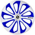 Jeu D enjoliveurs Sicilia 15-inch Argent/bleu/carboné-0