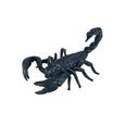 Figurine Scorpion BULLYLAND - Animal World 10 cm - Thermoplastique peint à la main - Gris-0