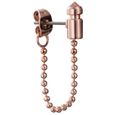 Boucle doreilles femme DKNY JEWELRY THE CITY STREET 5520089. Rose. pression. Laiton.-0