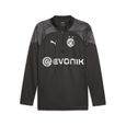 Veste de survêtement Training 1/4 zip avec sponsor Borussia Dortmund 2023/24 - noir/puma silver - M-0