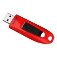 Clé USB 3.0 SanDisk Ultra de 64GO - Rouge-0